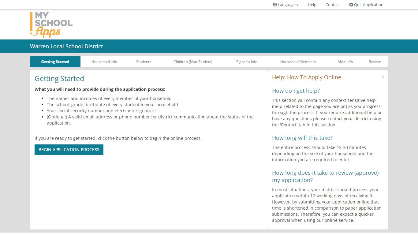 MySchoolApps - Getting Started